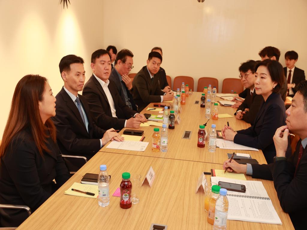 Minister Youngju Oh Visits to Saudi Riyadh Global Business Center (GBC)